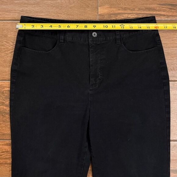 Talbots Stretch Pants Black Pants Size 10 - Picture 2 of 7